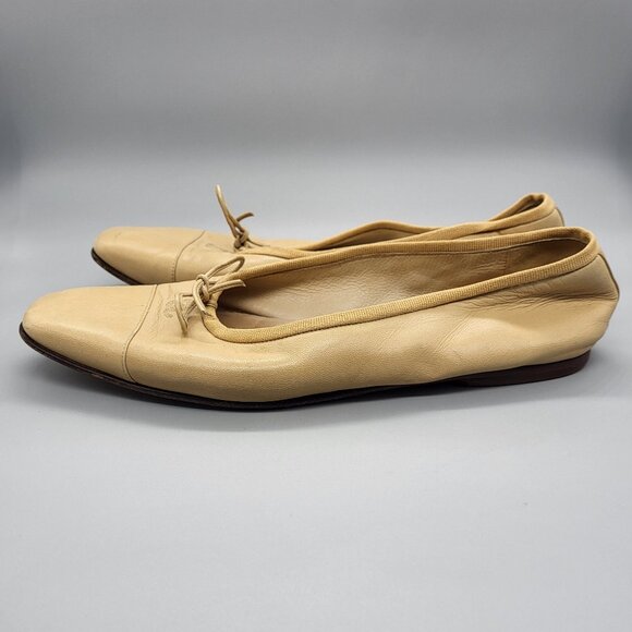 CHANEL Square Toe Ballet Flats - Picture 4 of 16
